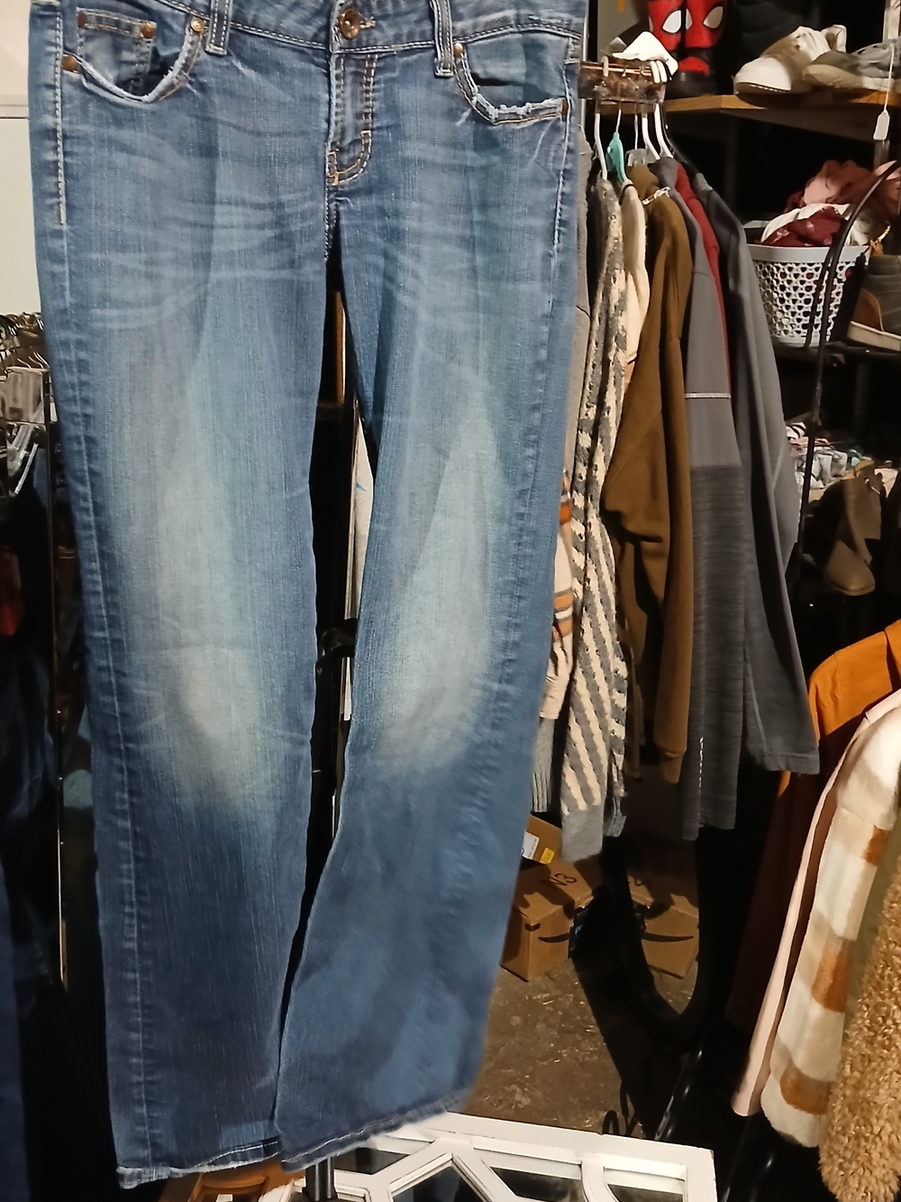 BKE Star Light Blue Low Rise Flared Women’s Jeans 30x 33.5
